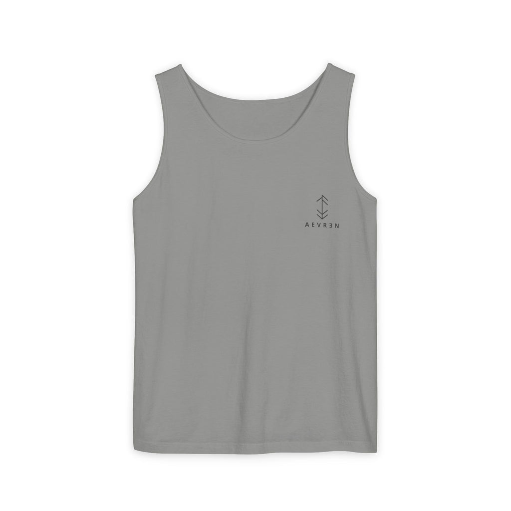 Débardeur minimaliste à logo flèche — Style décontracté aventure côtière