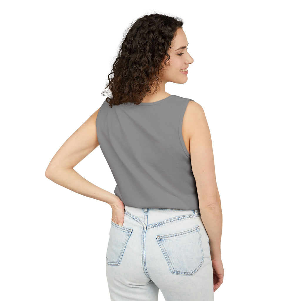 Débardeur minimaliste à logo flèche — Style décontracté aventure côtière