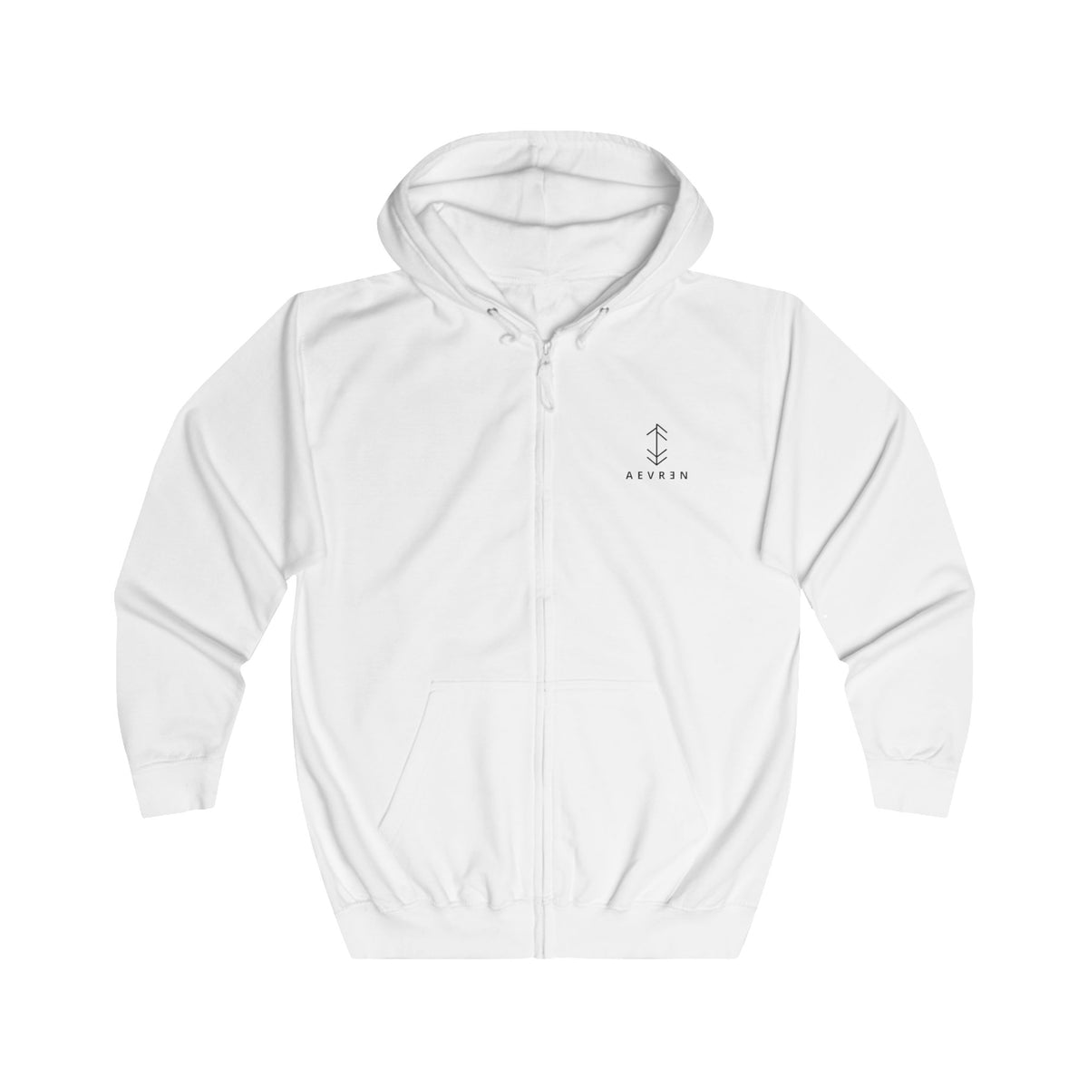 Sweat à capuche unisexe entièrement zippé