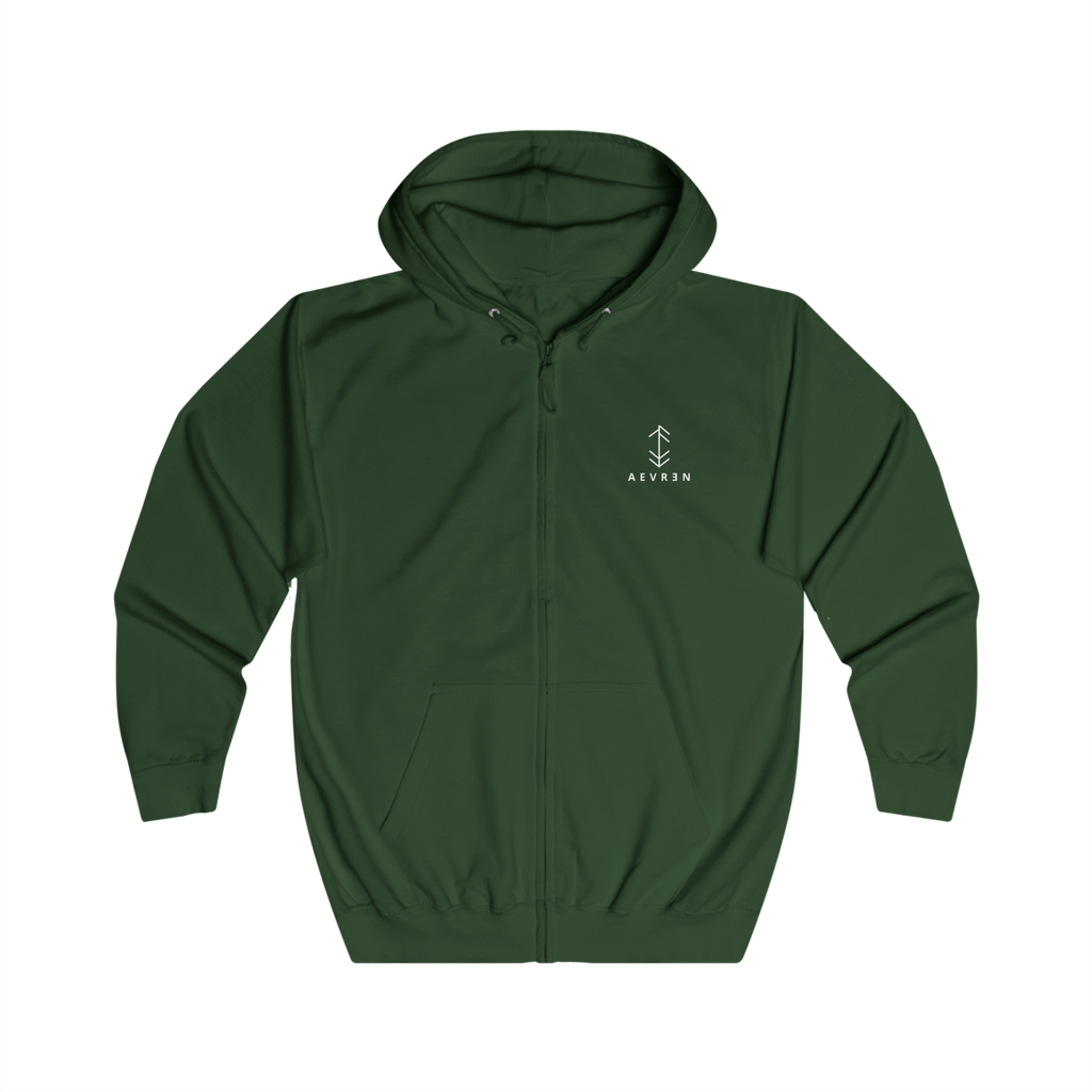 Sweat à capuche unisexe entièrement zippé