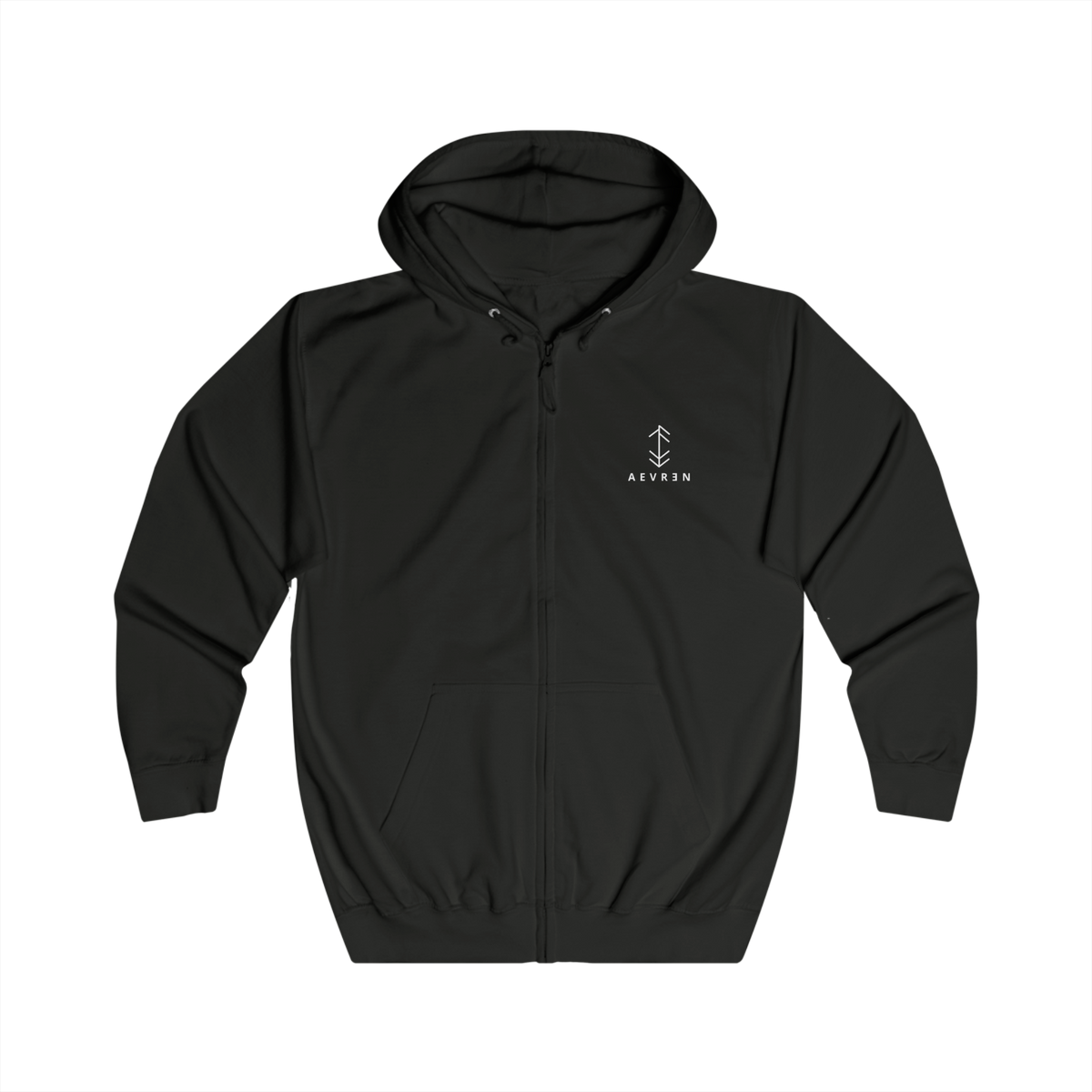 Sweat à capuche unisexe entièrement zippé