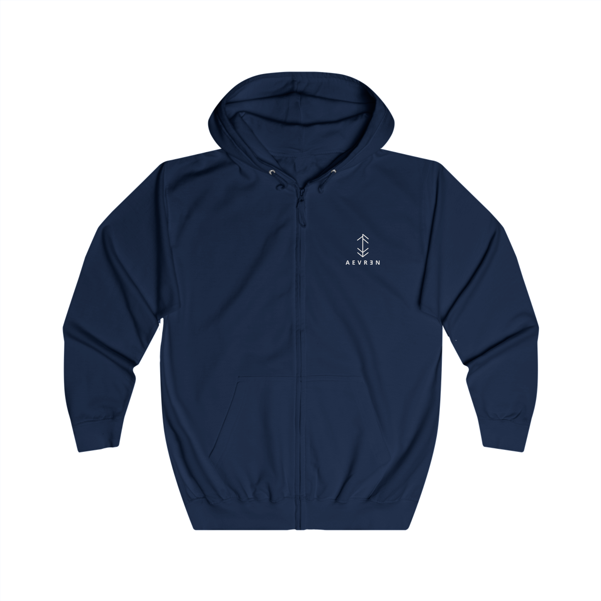 Sweat à capuche unisexe entièrement zippé
